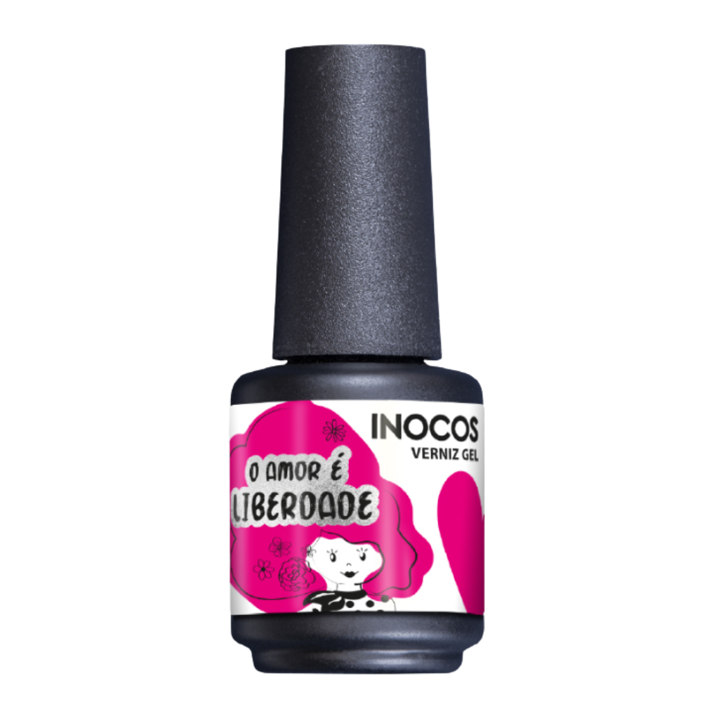 Verniz Gel O Amor É Liberdade 15ml - Inocos