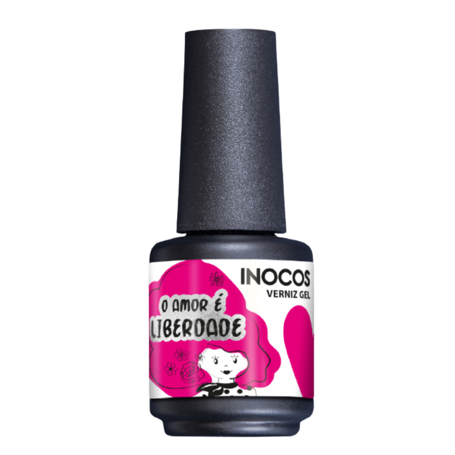 Verniz Gel O Amor É Liberdade 15ml - Inocos