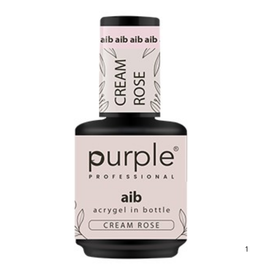 Purple Professional AIB Acrygel in a Bottle Cream Rose P272 15ml