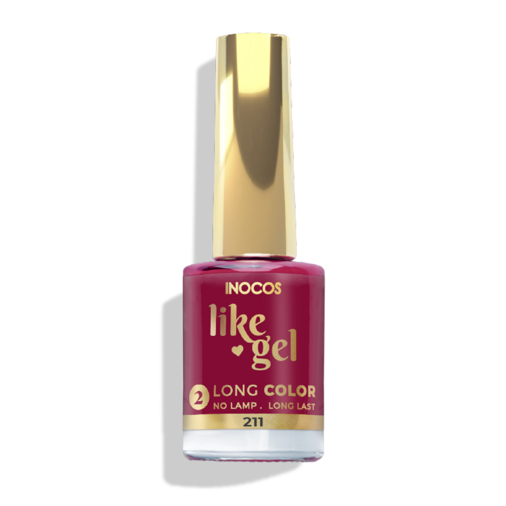 Verniz Efeito Gel de Alta Duração Like Gel 211 11ml - Inocos