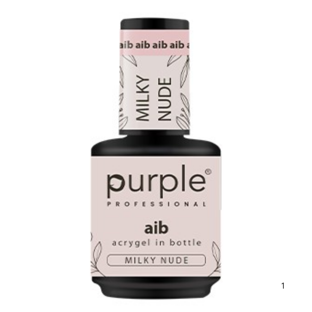 Purple Professional AIB Acrygel in a Bottle Milky Nude P283 15ml