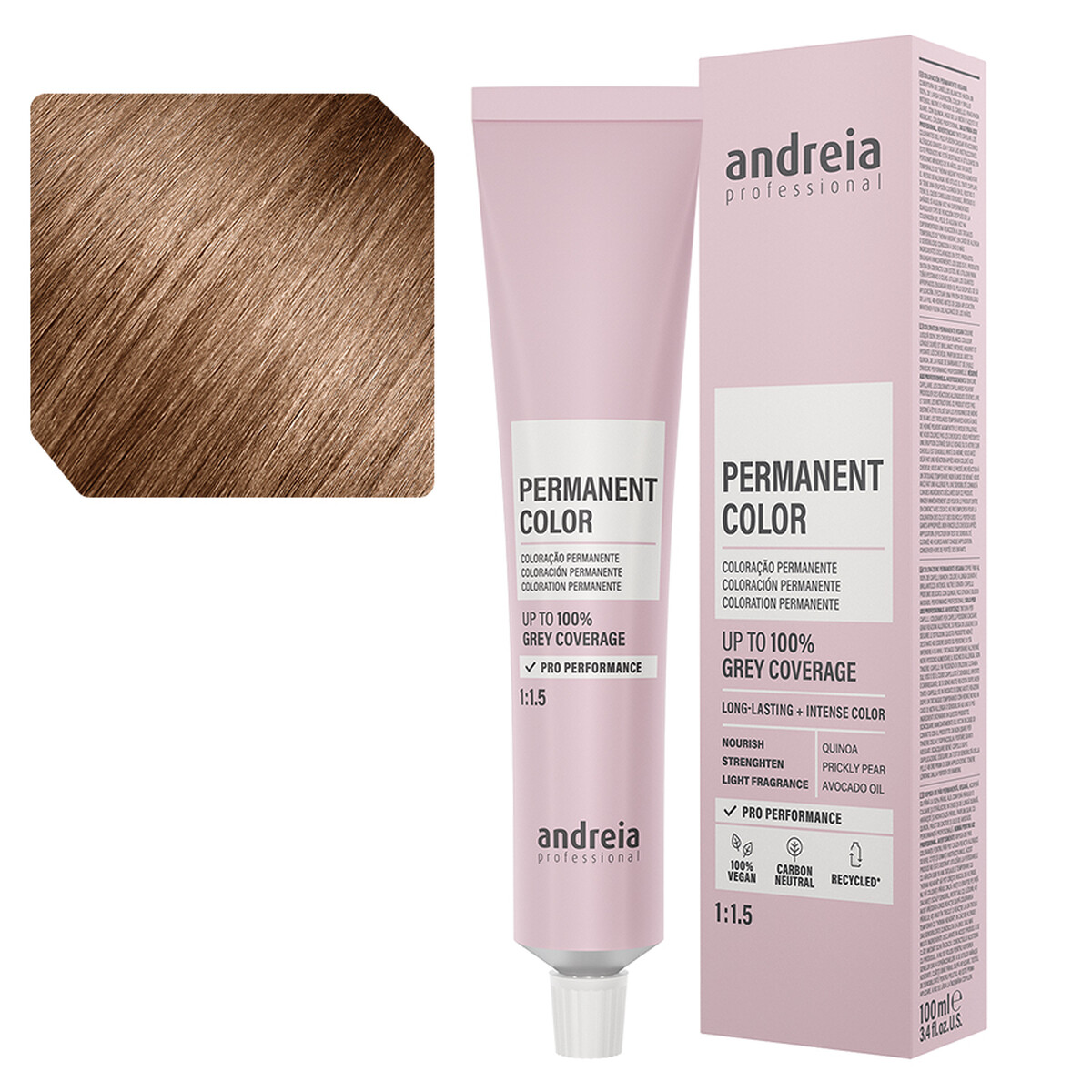 Permanent Color 7.03 100ml - Andreia