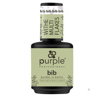 Purple Professional BIB - Builder in a Bottle White with Multi Flakes P294 15ml