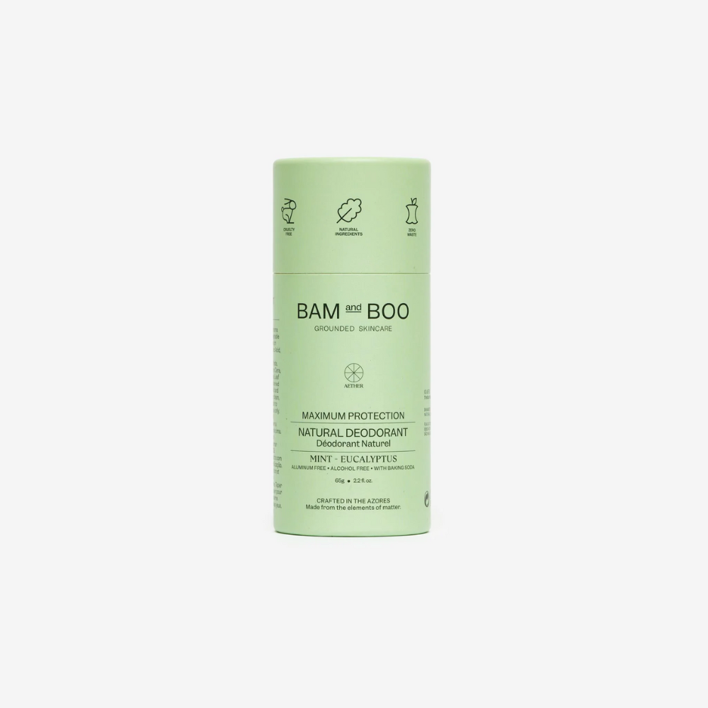 Desodorizante Natural de Máxima Proteção Menta 65gr-BAM and BOO