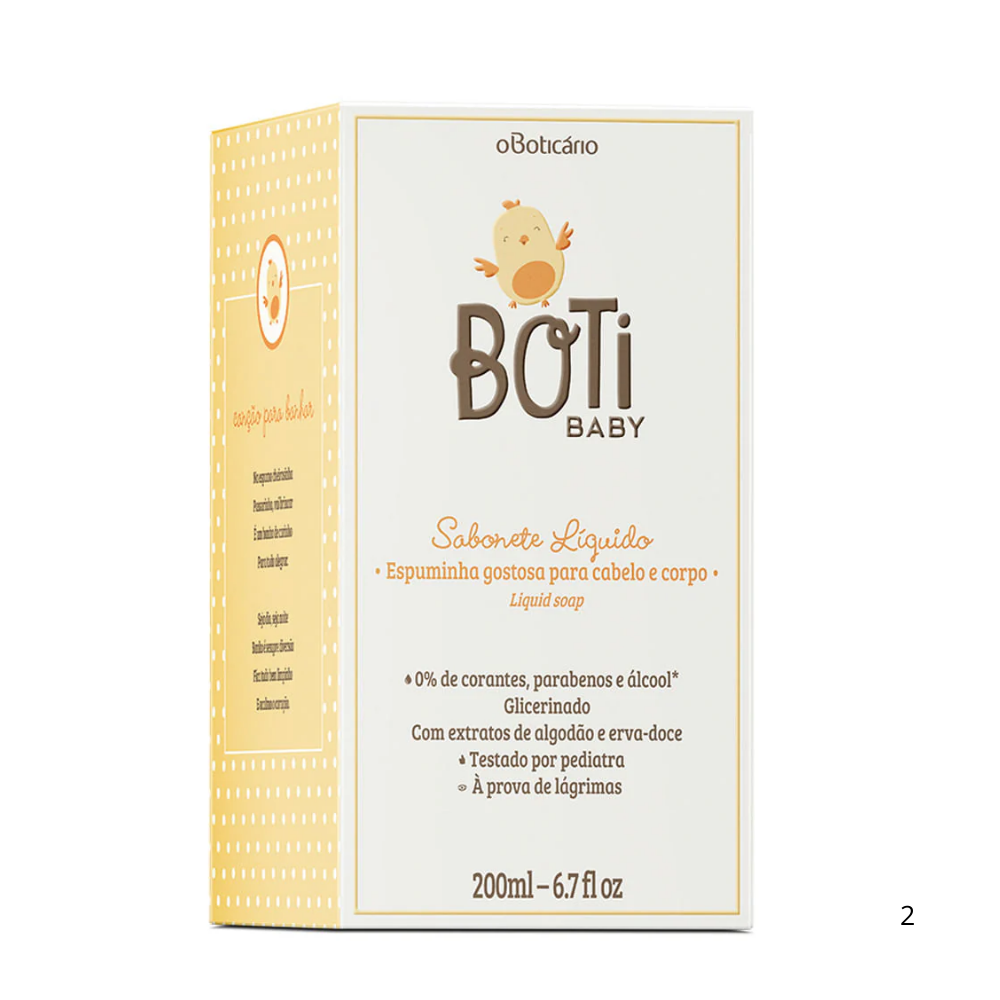 Boticario-Sabonete Liquido De Glicerina 200ml