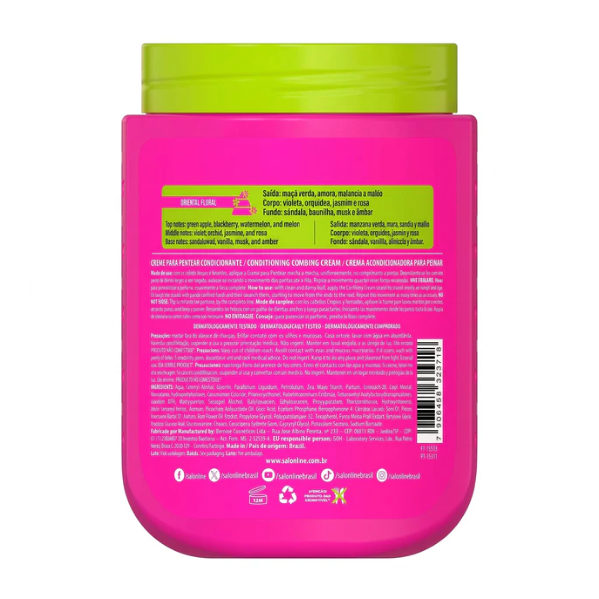 Salon Line Xêrosa Vibes POP Creme de Pentear 800g