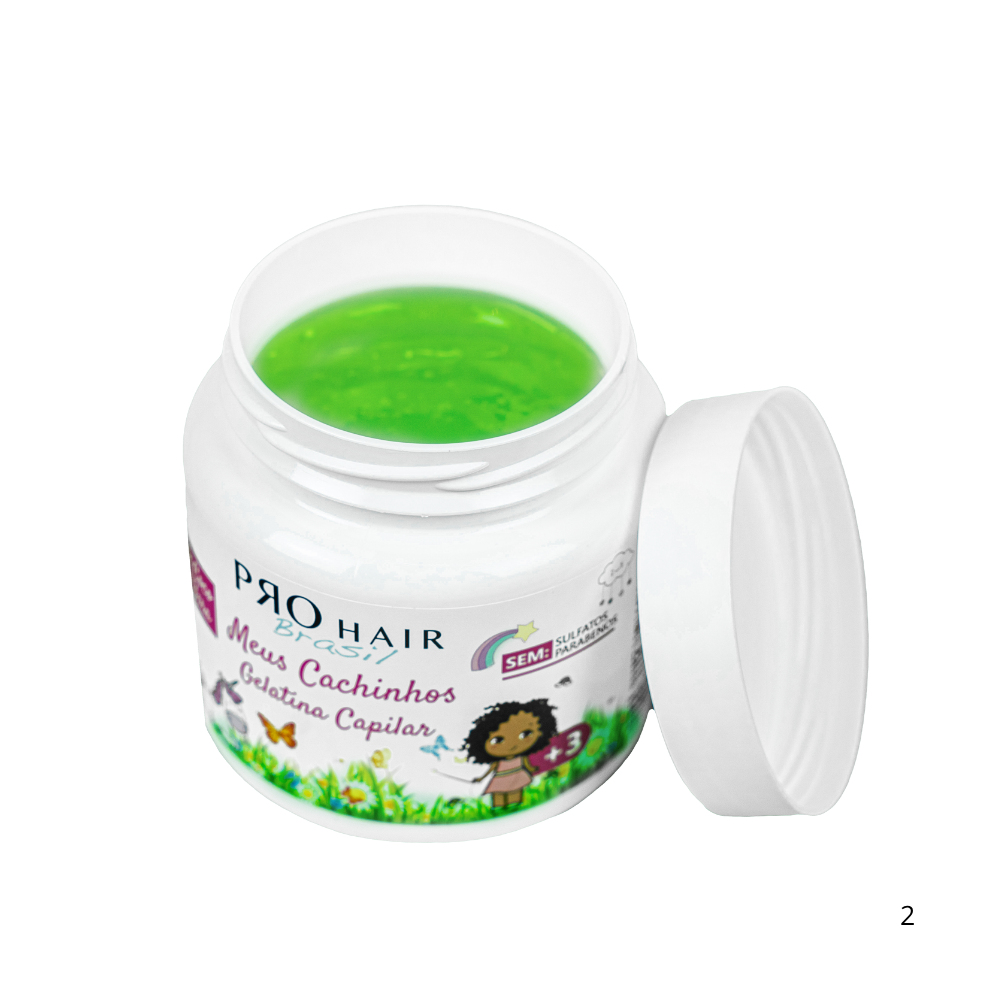 Gelatina Infantil Os Meus Cachinhos 500g - Pro Hair Brasil