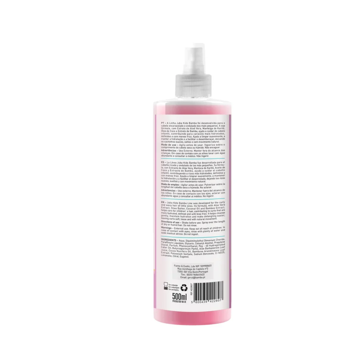 Juba Kids Spray Desembaraçante Infantil 500ml - Bamba