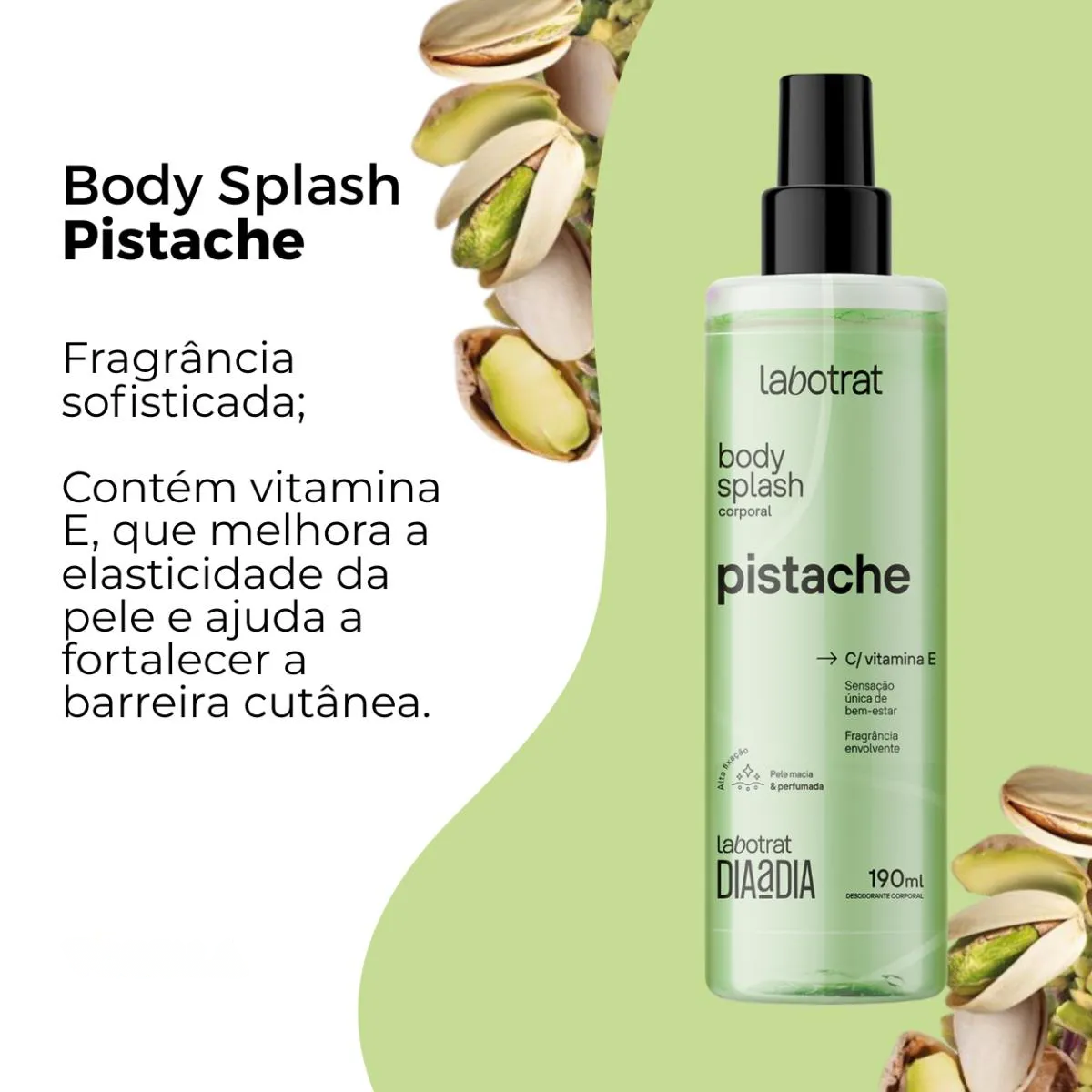 Labotrat - Body Splash Pistache Dia a Dia 190ml
