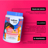 Salon Line-Creme para Pentear Hidrataçao Intensa 1 kg