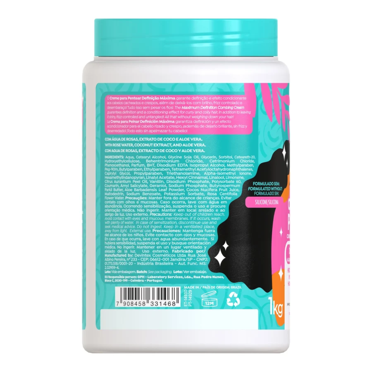 Salon Line Crema de Peinar Definición Máxima 1 kg
