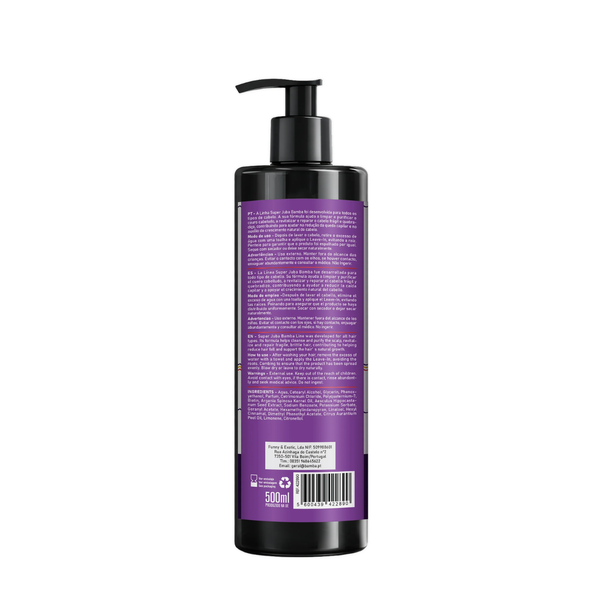 Super Juba Leave-In Repara & Revitaliza 500ml - Bamba