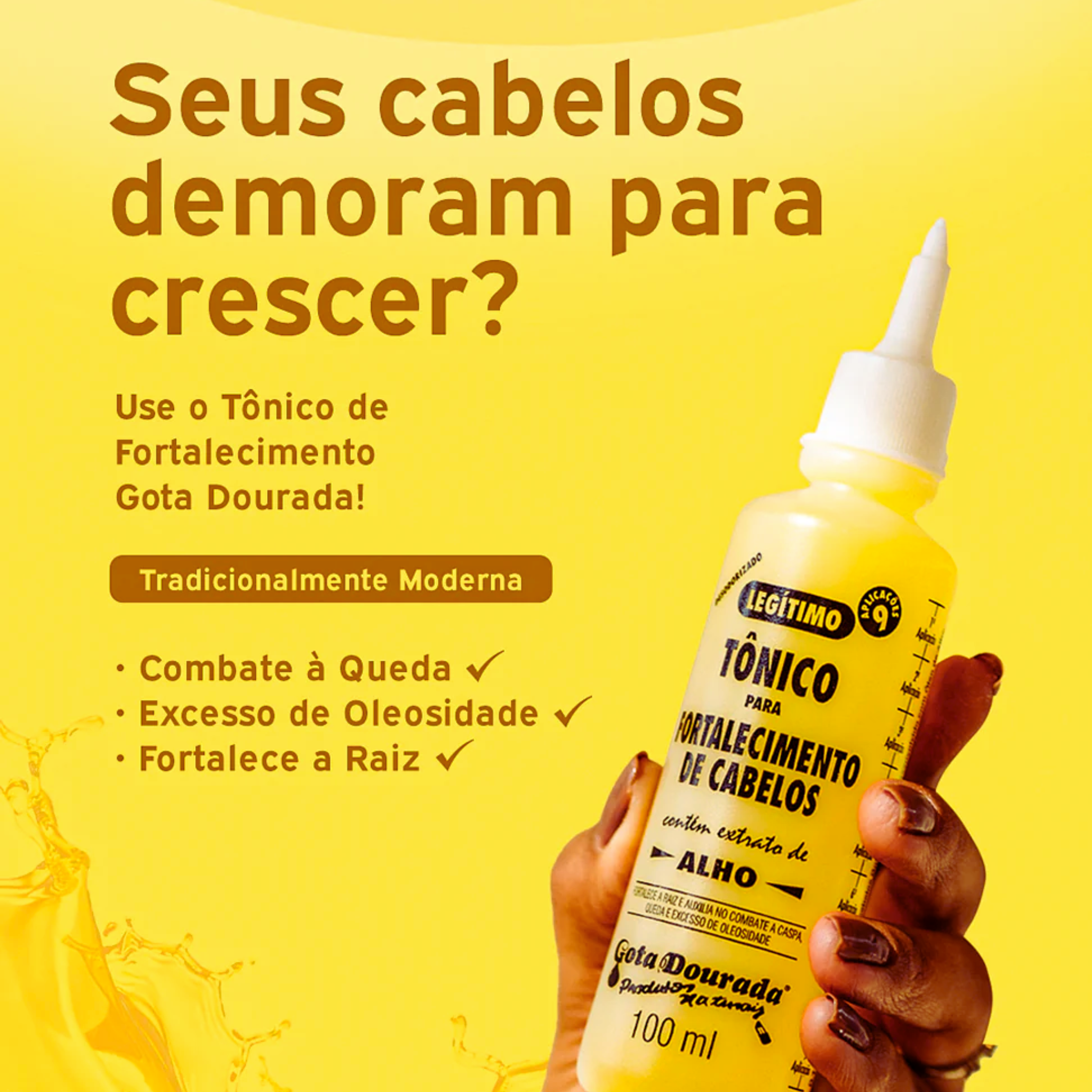 Golden Drop Strengthening Tonic with Garlic 100ml