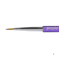 Pincel Nylon Nail Art Sombras 2mm/11mm - Purple