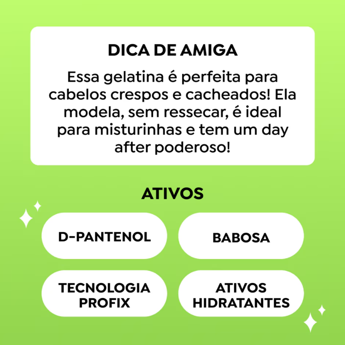 Salon Line #ToDeCacho Gelatina Super Definição 550g