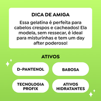 Salon Line #ToDeCacho Gelatina Super Definição 550g