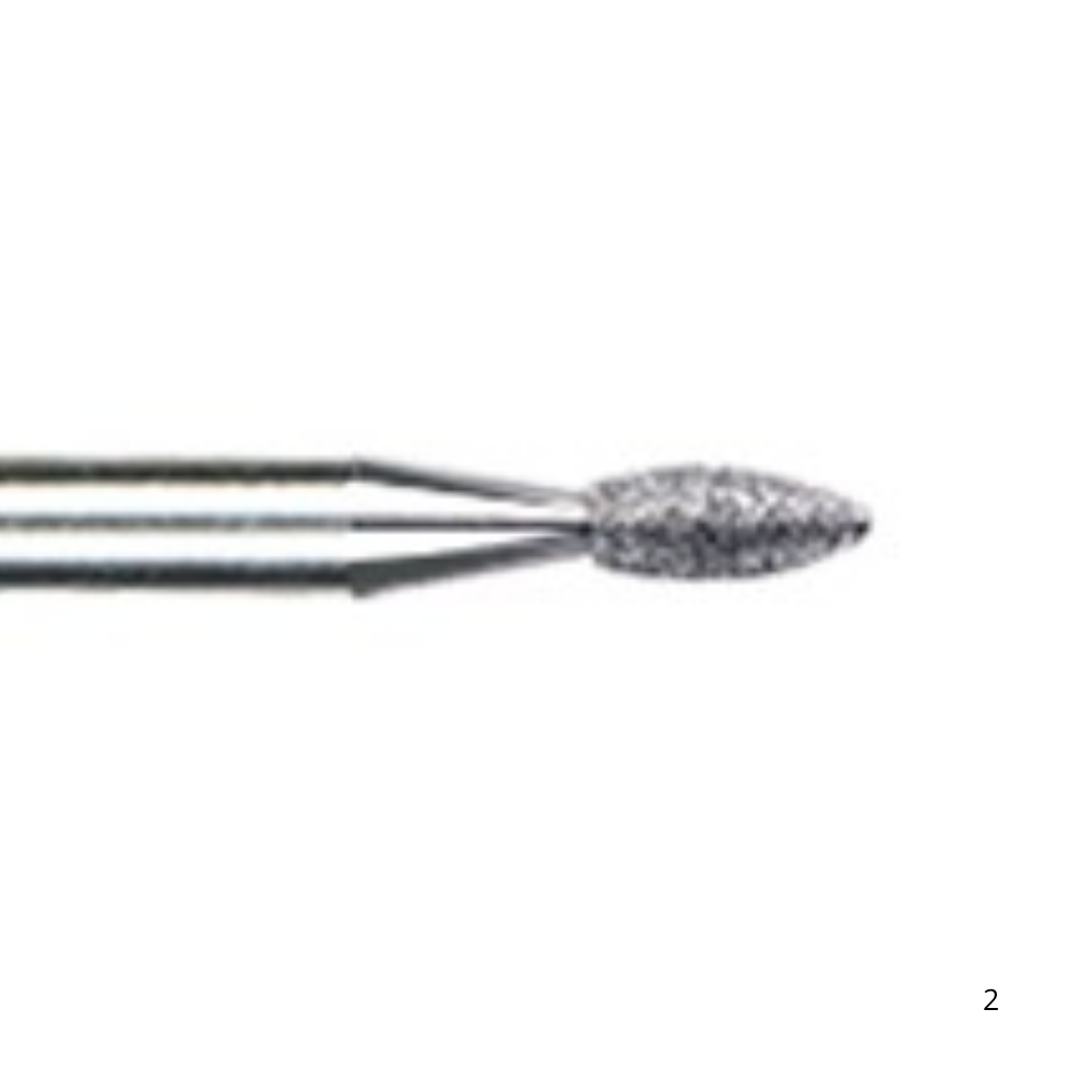 Purple Professional Broca de Carboneto Oval Fina (F) P3018 1.8x4.5mm