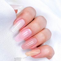 Verniz Gel Top Coat Milky Alperce Leitoso 15ml - Inocos