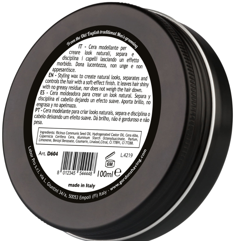 Cera Natural Cabelo 100ml Gordon - Labor Pro
