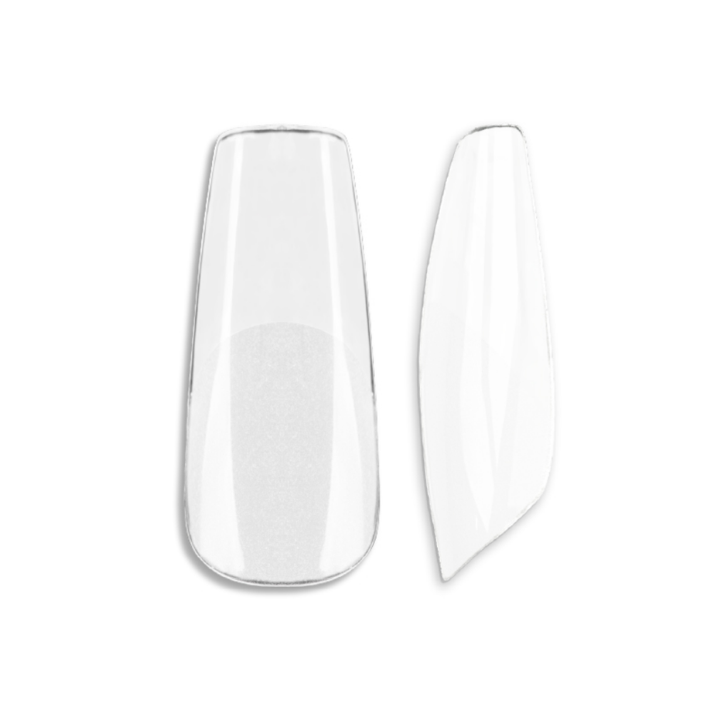 Soft Gel Tips Medium Coffin S3 500 Unidades