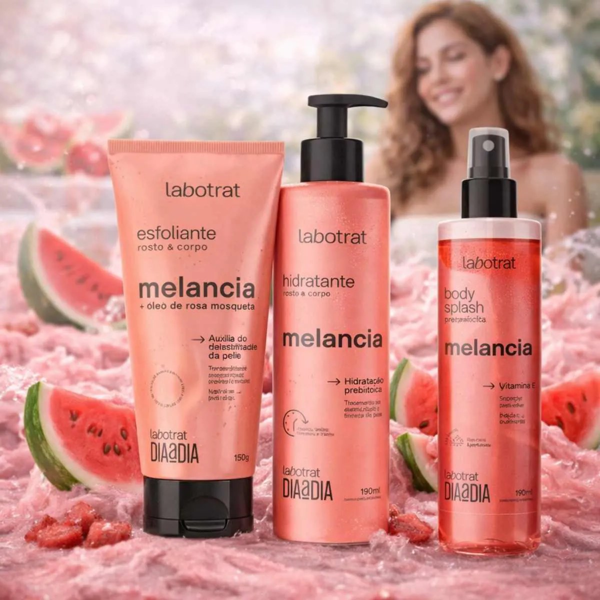 Labotrat - Dia a Dia Pack Melancia Hidratante, Esfoliante & Body Splash