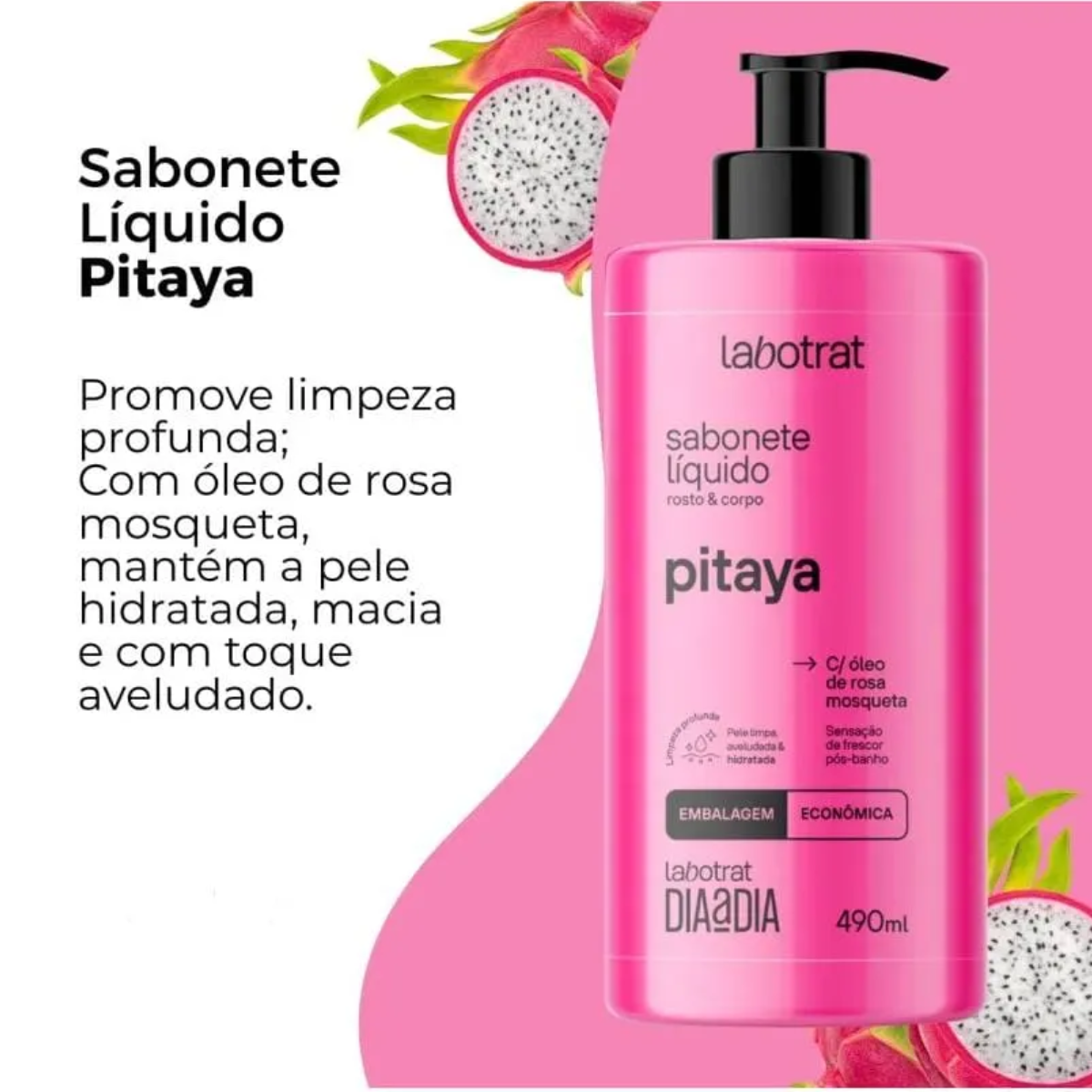 Labotrat - Sabonete Líquido Pitaya 490ml