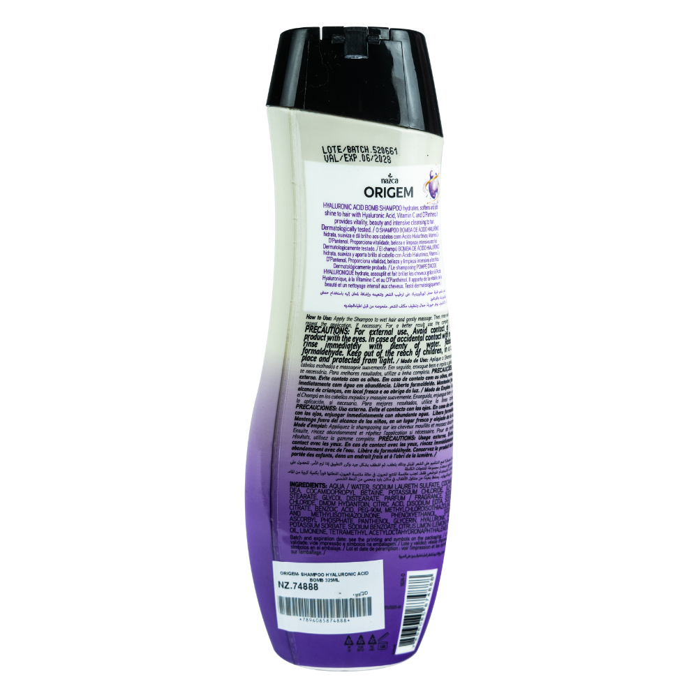 Origem - Shampoo Hyaluronic Acid Bomb 325ml