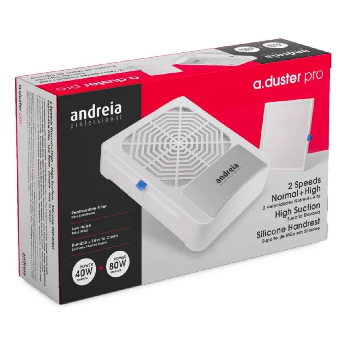Aspirador para Manicure Profissional A. Duster Pro - Andreia