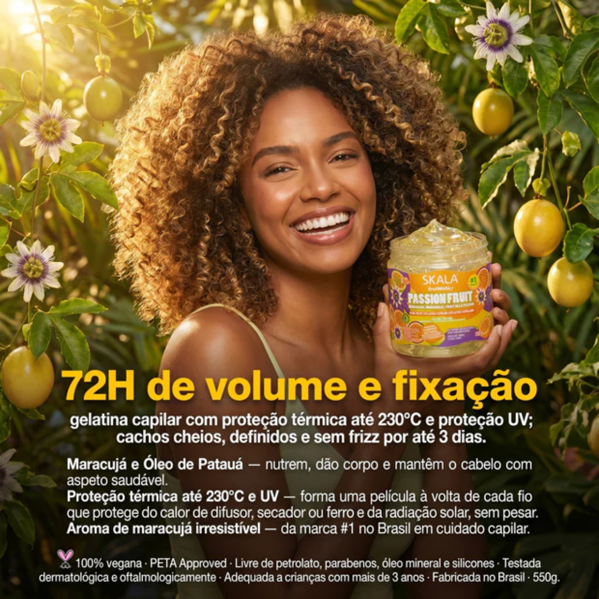 Skala Fruitastic - Gelatina Capilar Maracuja 550 g