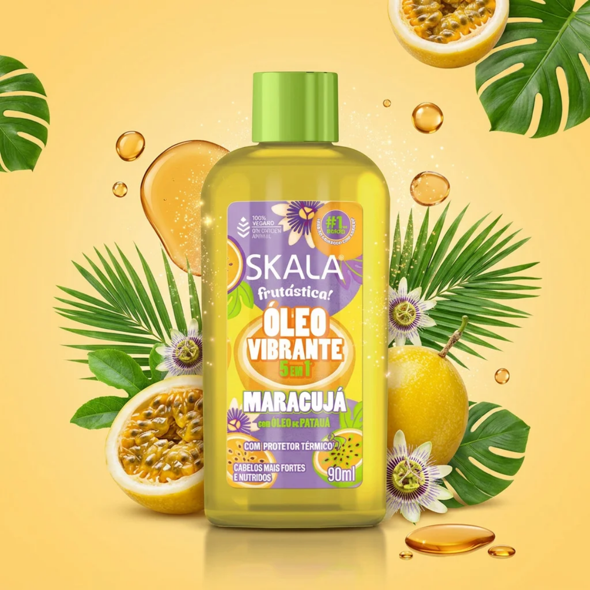 Óleo Capilar Maracujá 90ml - Skala