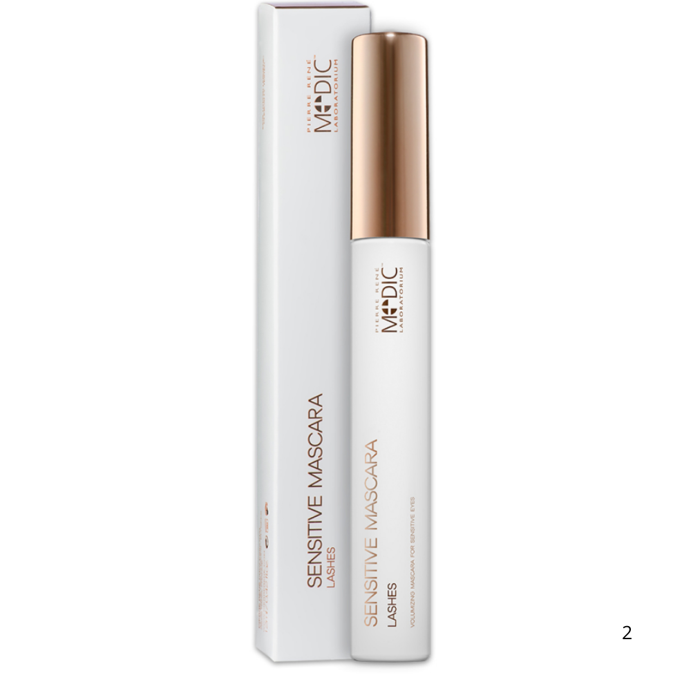 Pierre Rene'-Medic Mascara Sensitive - Preto Novo