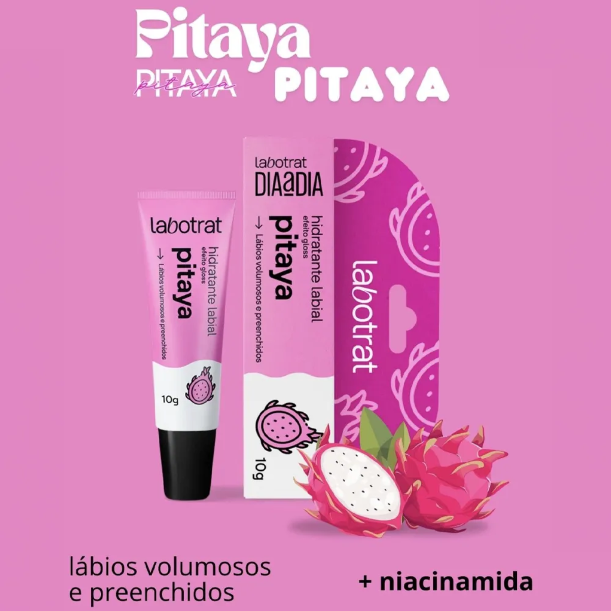 Labotrat - Hidratante Labial Pitaya Dia a Dia 10g