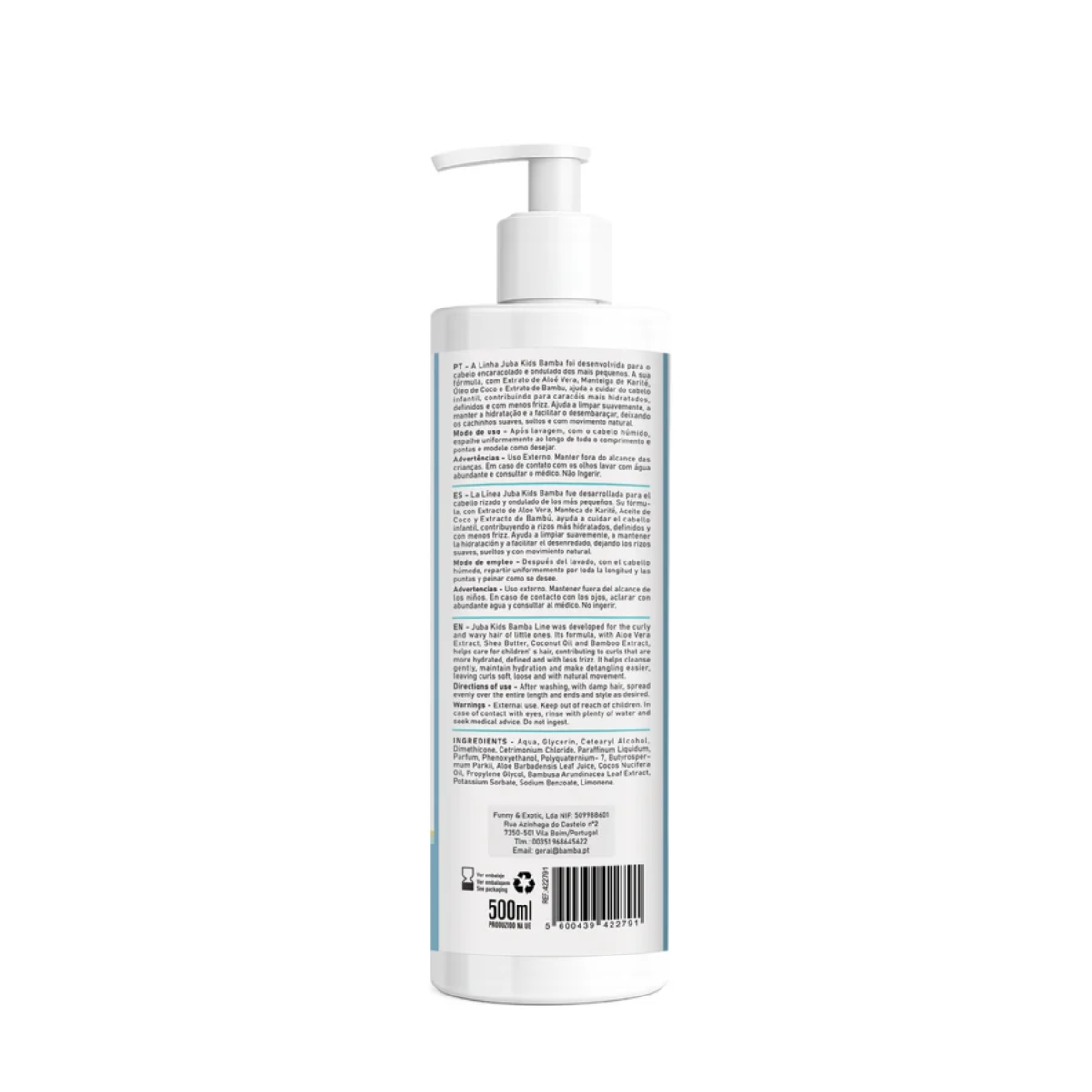 Juba Kids Ativador de Cachos Infantil 500ml - Bamba