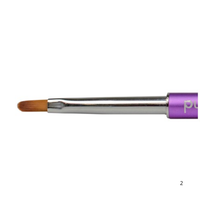 Pincel Nylon Oval Gel #2 - Purple