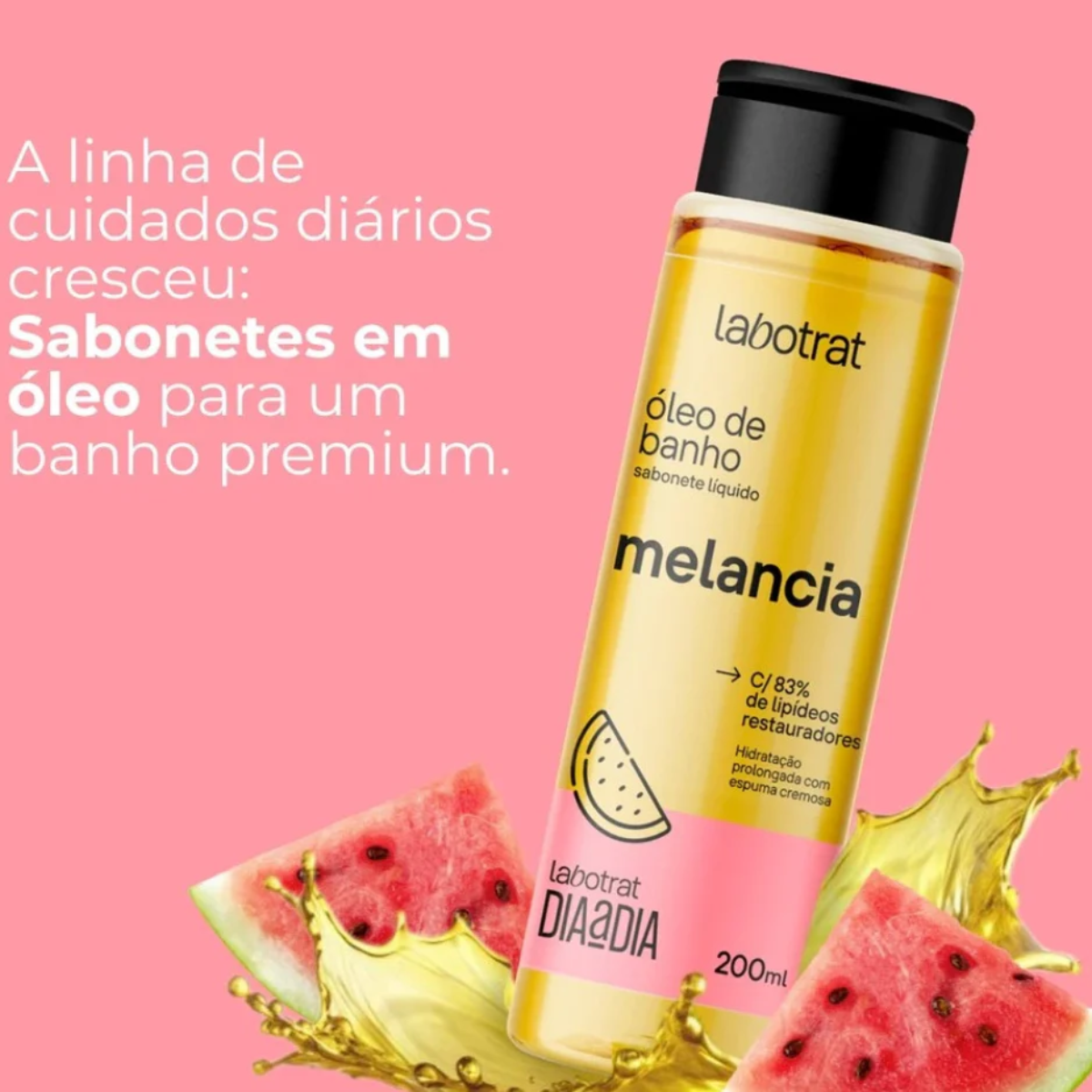 Labotrat - Sabonete Líquido Óleo de Banho Melancia Dia a Dia 200 ml