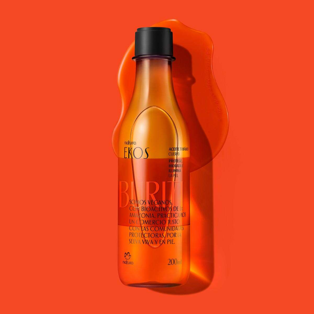 Óleo de Duche Trifásico Buriti 200ml - Natura