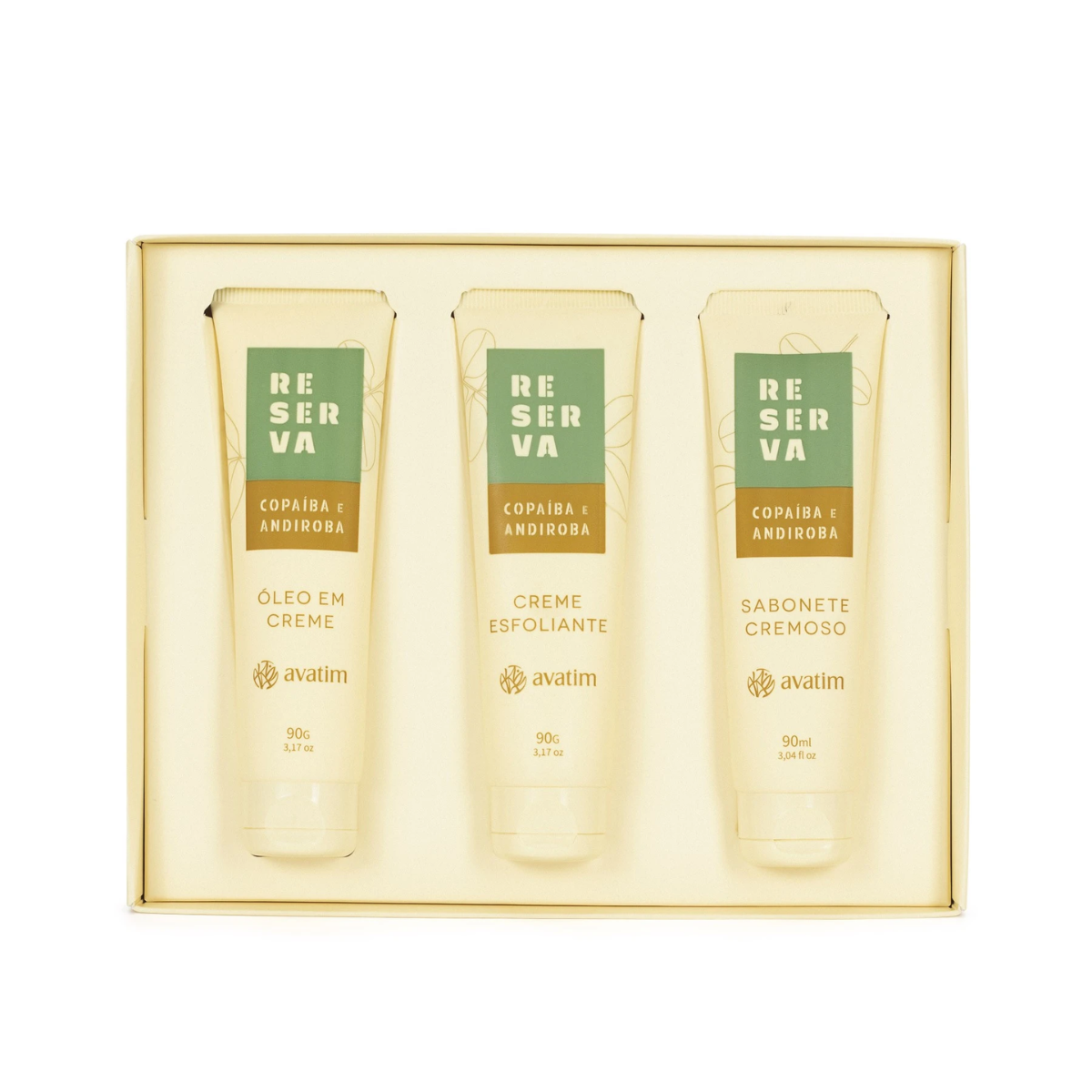 Avatim Kit Banho de Bem-Estar Copaíba e Andiroba