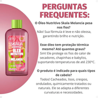 Óleo Capilar Melancia 90ml - Skala