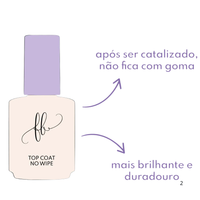 Purple Top Coat No Wipe Wonderful Shine 10ml