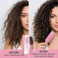 Curly Hair Brush Styling Rosa