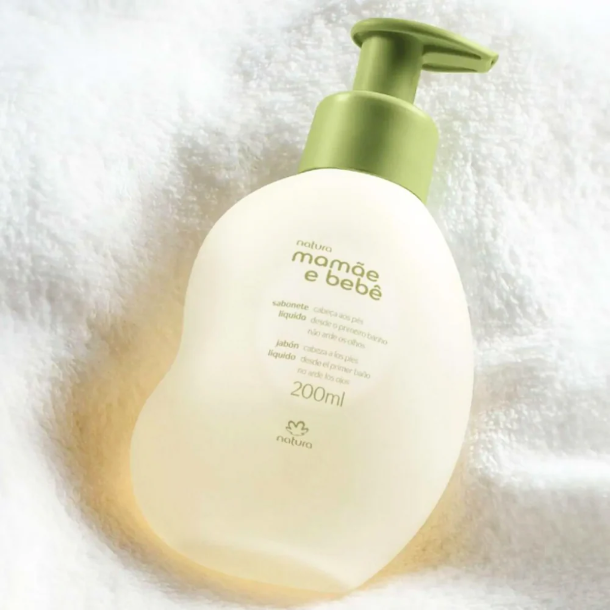Sabonete Líquido Mamãe e Bebé 200ml  - Natura
