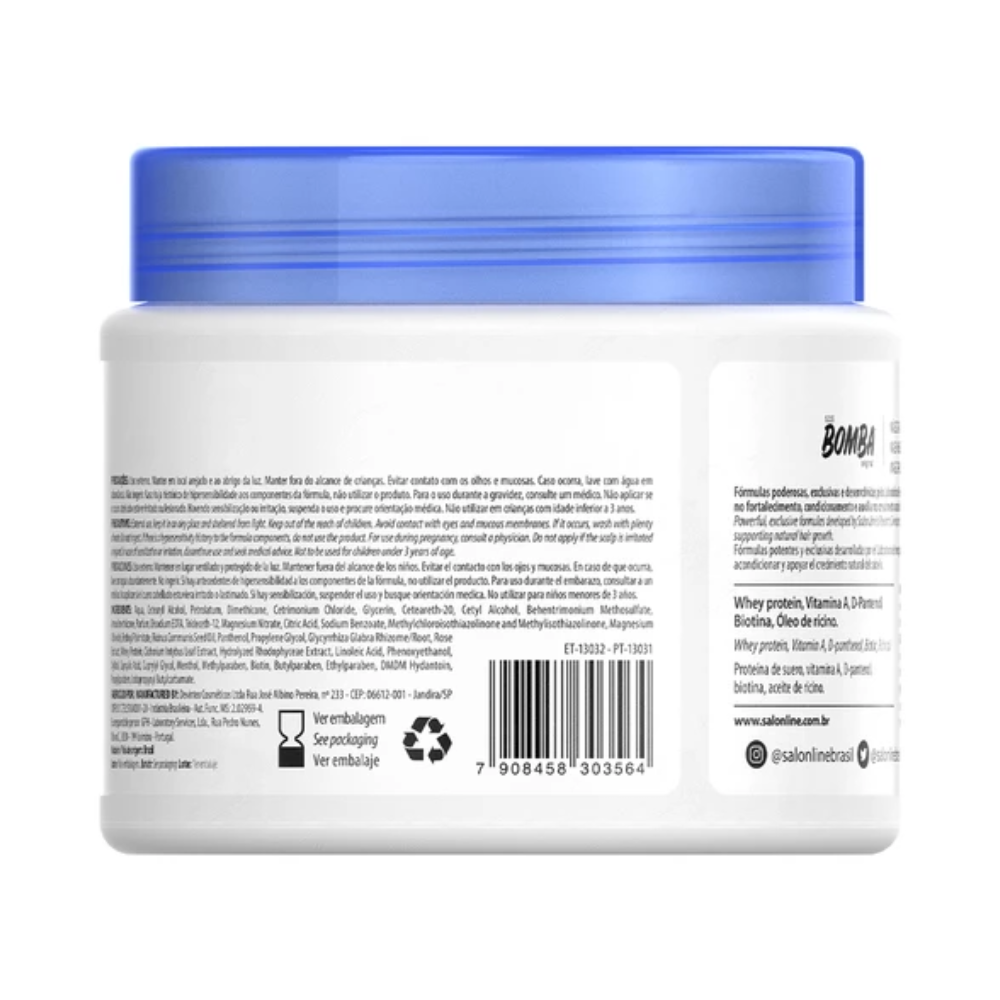 Original SOS Bomba Moisturizing Mask 500g - Salon Line
