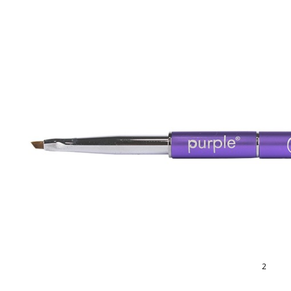 Pincel Nylon Nail Art One Stroke S 3mm/4,5mm - Purple