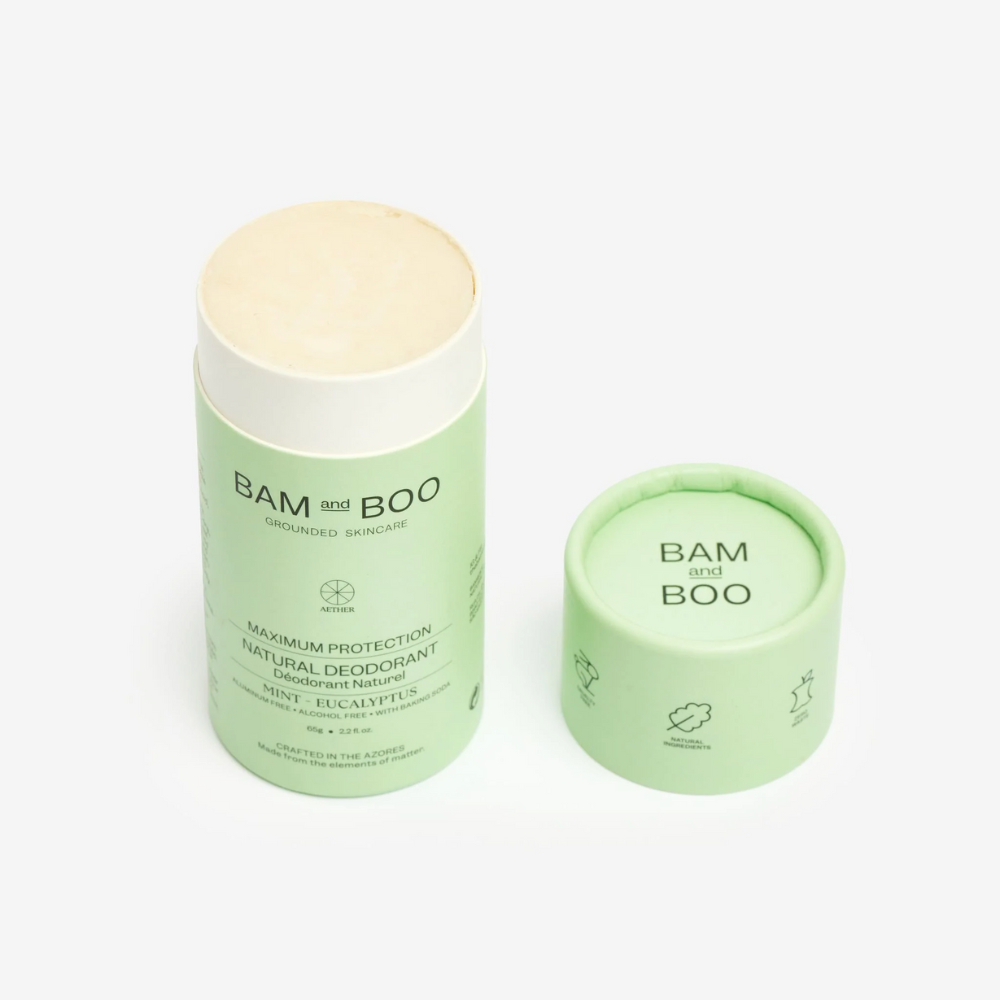 Desodorizante Natural de Máxima Proteção Menta 65gr-BAM and BOO