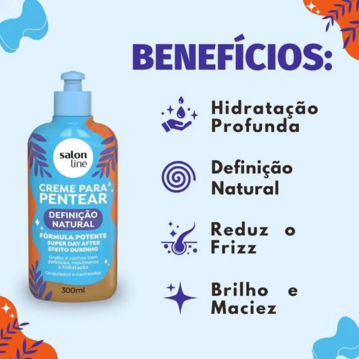 Salon Line - Creme de Pentear Salon Line Definição Natural 300ml