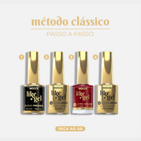 Verniz Efeito Gel de Alta Duração Like Gel 210 11ml - Inocos