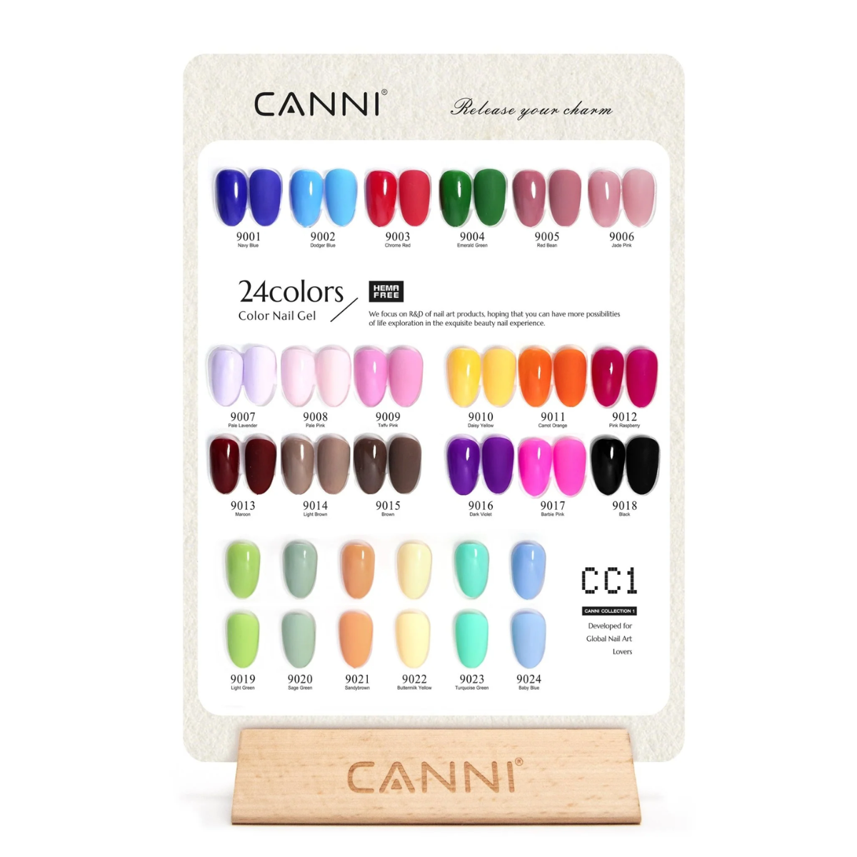 CC1 - 30pcs Gel Polish Kit - Canni