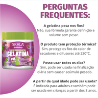 Skala Fruitastic - Gelatina Capilar Uva 550 g