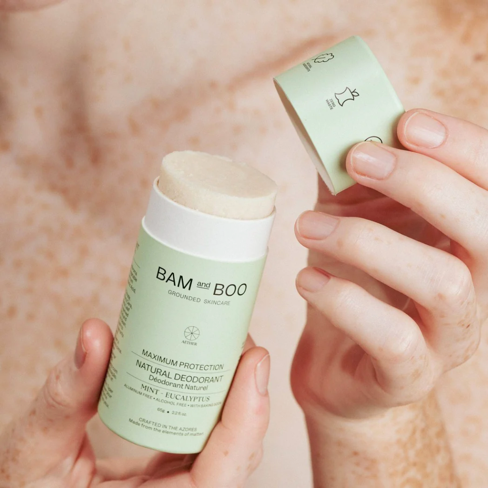 Desodorizante Natural de Máxima Proteção Menta 65gr-BAM and BOO