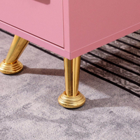 Mesa de Manicure com Gavetas de Arrumação Secretária para Estúdio de Unhas e Escritório 120cm